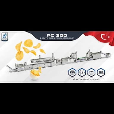 POTATO CHIPS PRODUCTION LINE PC300 - 1 usd