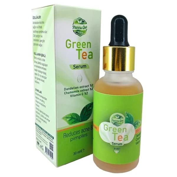 سيروم الشاي الأخضر للحبوب والبثور - 15 usd $