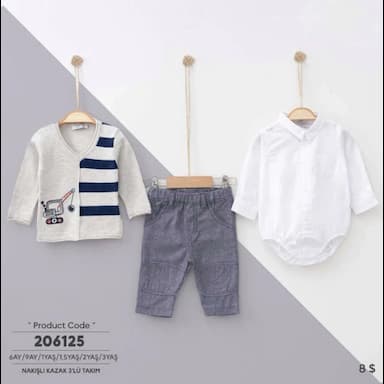 قميص وبلوزة وجاكيت اطقم ملابس الاطفال - 7.99 usd
