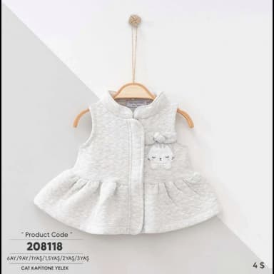 فستان بانتي حديثي الولادة - 3.99 usd