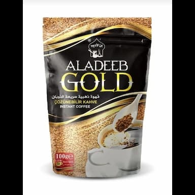 قهوة سريعة التحضير جولد 100 غرام - 2.07 usd