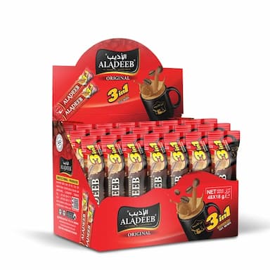 قهوة الاديب  3 ب1 - 3.74 usd