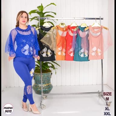 بيجامة نسائية - 8.7 usd