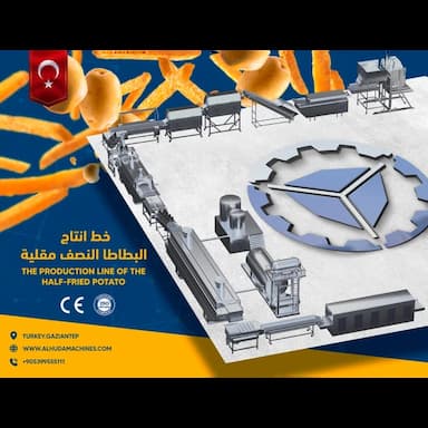خط إنتاج البطاطا النصف مقلية - 669999.9 usd