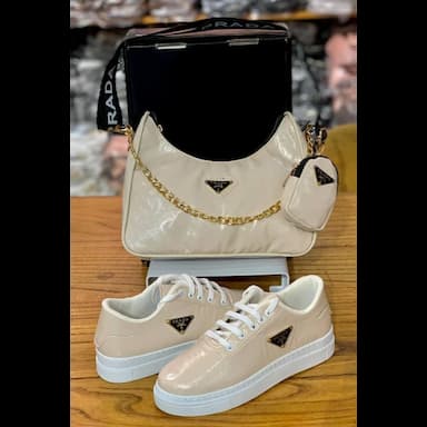 حقائب ماركات طقم حذاء وحقيبة وكمر جزدان - 13.99 usd