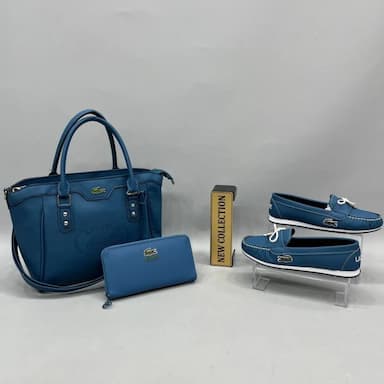 حقائب ماركات طقم حذاء وحقيبة وكمر جزدان - 13.99 usd