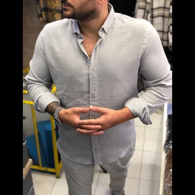 %100 قطن قميص رجالي - 6.35 usd