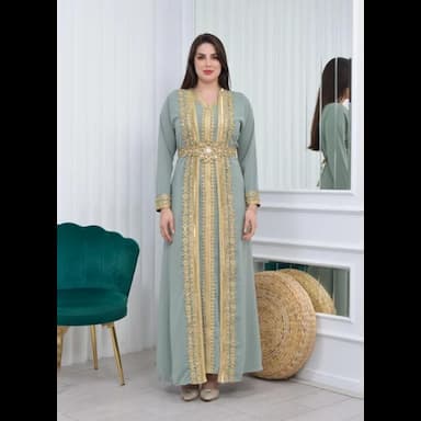 فستان نسائي قفطان مغربي - 57.99 usd