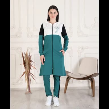 بيجامات نسائي قماش قطن iki aplik - 12.49 usd