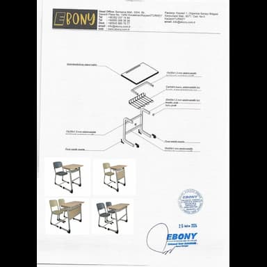 مقعد مدرسي - 38 usd