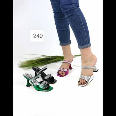 أحذية نسائية بكعب - 9.5 usd