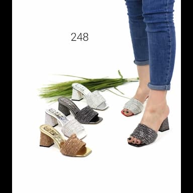 أحذية نسائية بكعب - 9.5 usd